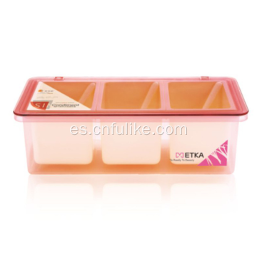 Estante de especias de caja de condimentos multicolores para cocina